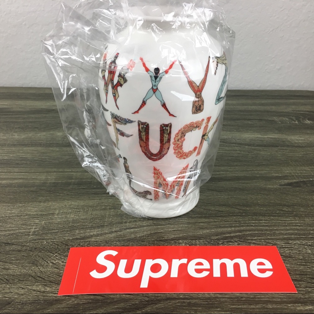 Rare Discountiued Supreme Alphabet Vase